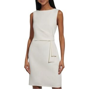 🌻NEW w/tags Tommy Hilfiger Sleeveless Ivory Dress Size 10